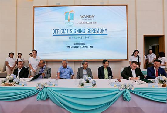 CENANG RESORT AND WANDA HOTELS & RESORTS INK STRATEGIC PARTNERSHIP  FOR WANDA REALM RESORT LANGKAWI