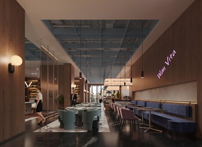 乌鲁木齐白鸟湖万达美华酒店万咖啡