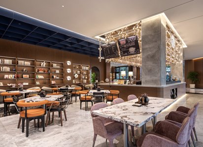 平遥古城万达美华酒店 万咖啡