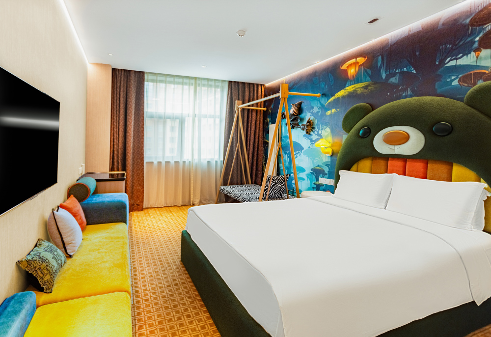 Momo魔法高级主题大床房