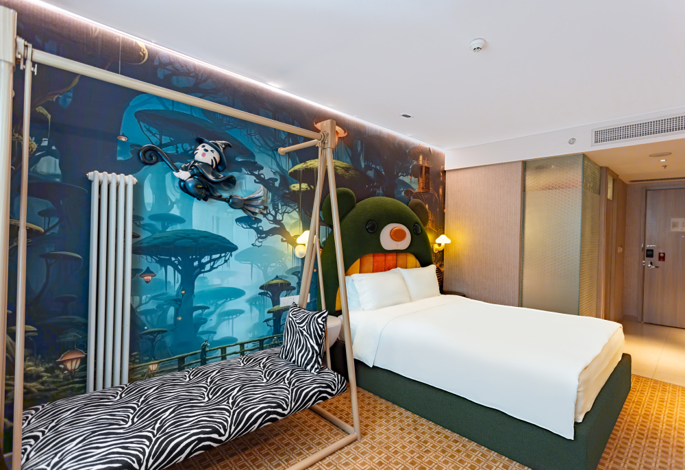 Momo魔法高级主题大床房