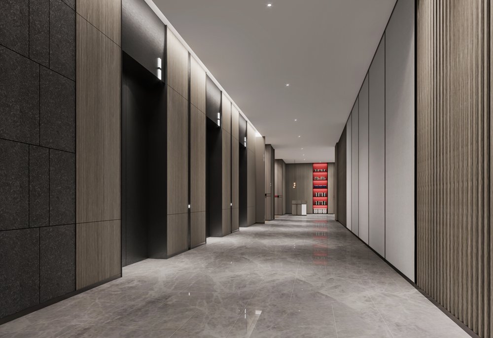 康体电梯厅